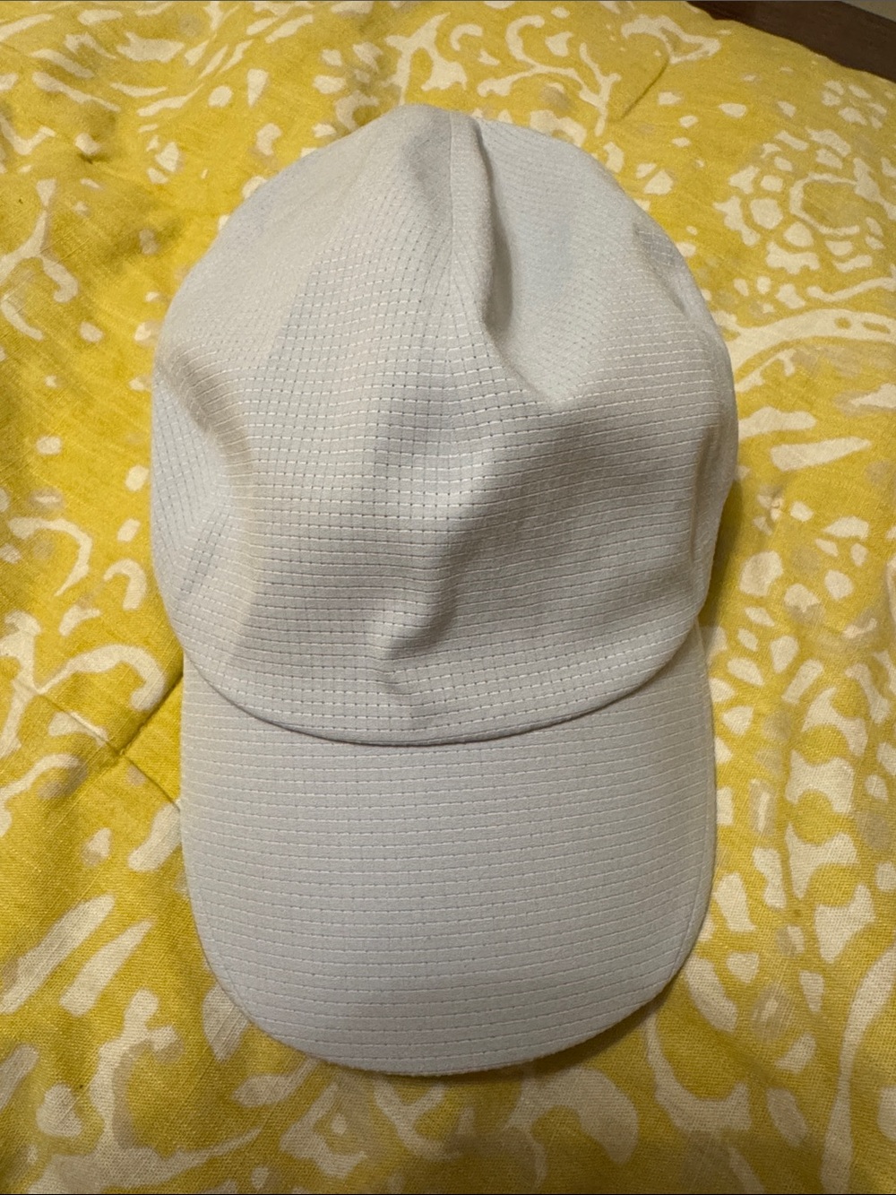 lululemon athletica white performance baseball cap